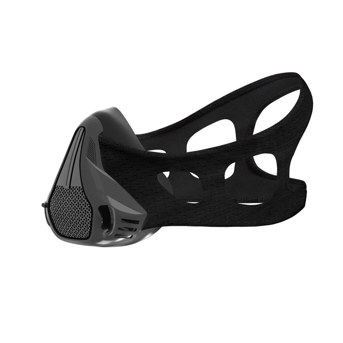 Máscara de Entrenamiento de Altitud Ajustable, Transpirable, de Malla, Entrenador de Respiración, Máscara de Ejercicio para Aumentar la Capacidad Pulmonar, para Correr, Gimnasio, MMA, Deportes